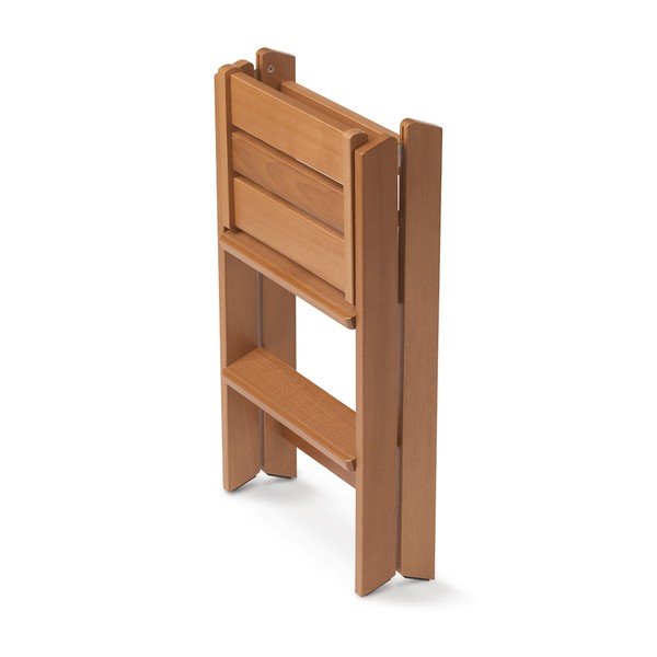 Skládací schůdky z bukového dřeva Arredamenti Italia Osimo-image-1