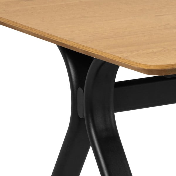 Jídelní stůl s deskou v dubovém dekoru 100x200 cm Bristol – Actona-image-4