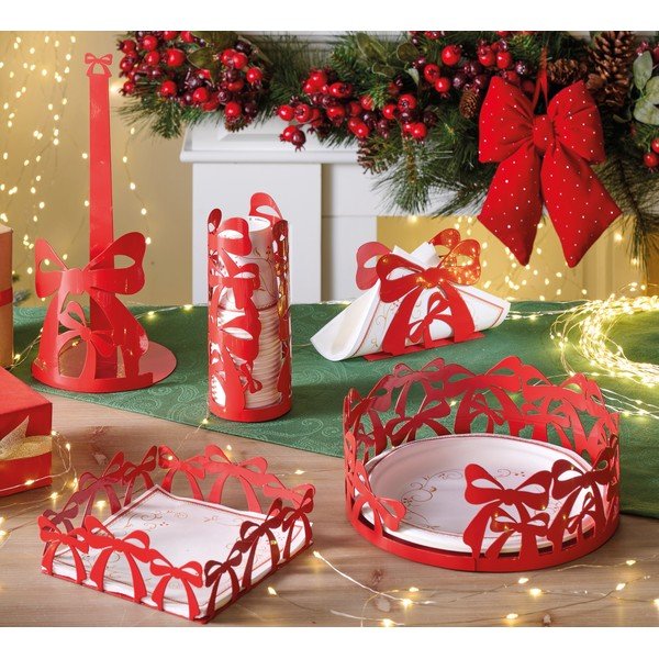 Držák na ubrousky z nerezové oceli Red Ribbon – Brandani-image-1