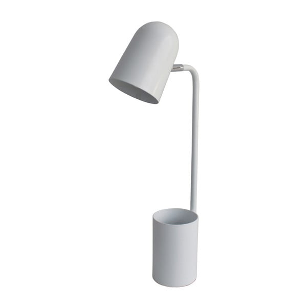 Bílá stolní lampa s držákem na květináč Opjet Paris Pot
