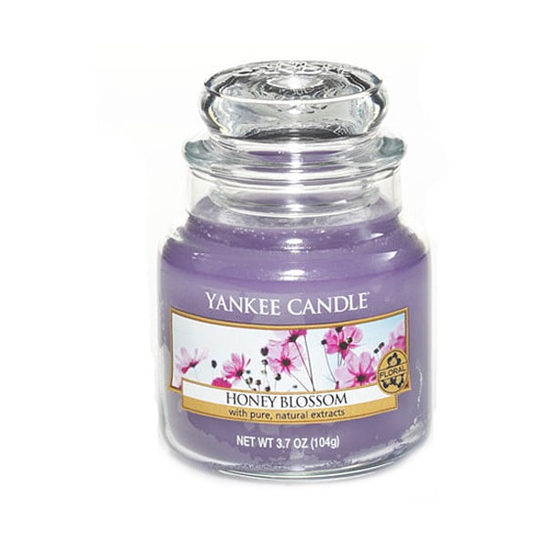 Vonná svíčka Yankee Candle Medový Kvítek, doba hoření 25 - 40 hodin