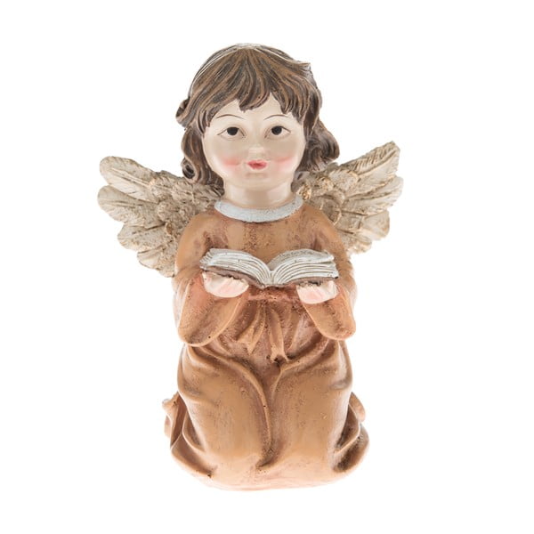 Soška anděla s knihou Dakls, výška 10,5 cm