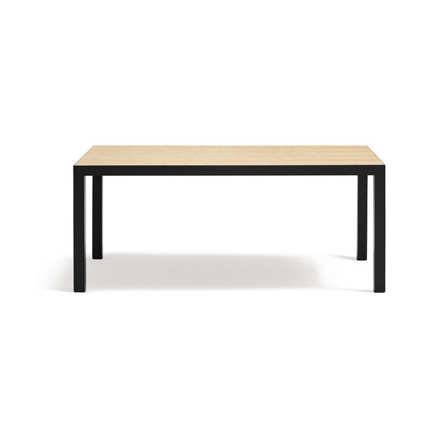 Jídelní stůl s deskou z dubového dřeva 75x180 cm Alma – Teulat-image-2