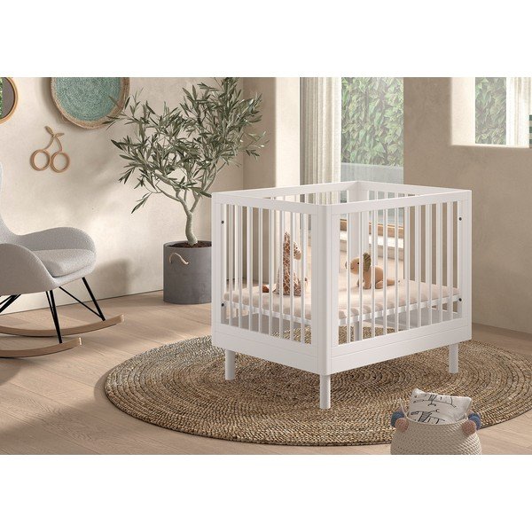 Bílá dětská ohrádka z bukového dřeva 95x75 cm Forrest – Vipack-image-1