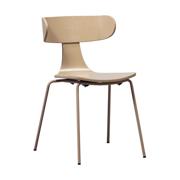 Stohovatelná jídelní židle v dekoru jasanu v přírodní barvě Form – WOOOD