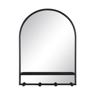 Nástěnné zrcadlo s věšákem 60x80,5 cm – Ixia