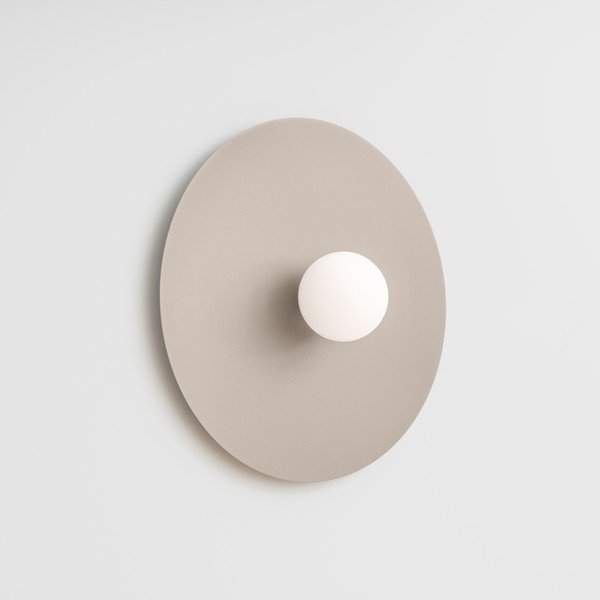 Taupe kovové nástěnné svítidlo ø 50 cm AKE – Thoro-image-1