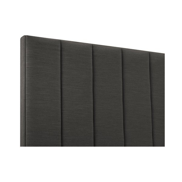 Antracitové čalouněné čelo postele 140x120 cm LA - Cosmopolitan Design-image-1