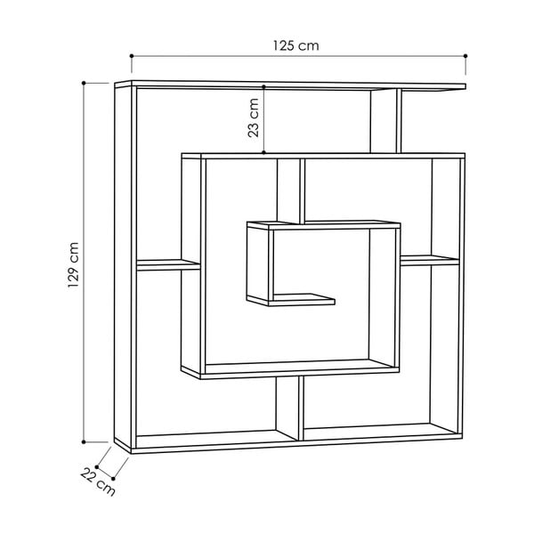 Antracitová knihovna Maze Anthracite-image-2