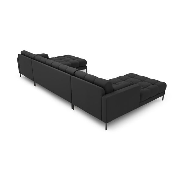 Tmavě šedá rohová pohovka do "U" Bali – Cosmopolitan Design-image-4