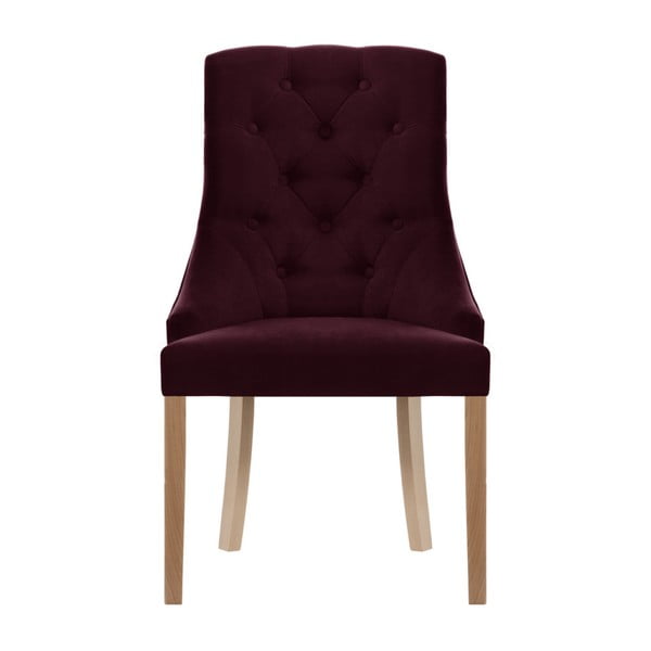 Tmavě červená židle Jalouse Maison Chiara