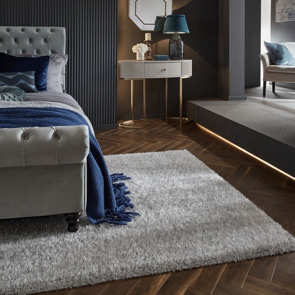 Šedý koberec z recyklovaných vláken 160x230 cm Velvet – Flair Rugs-image-1