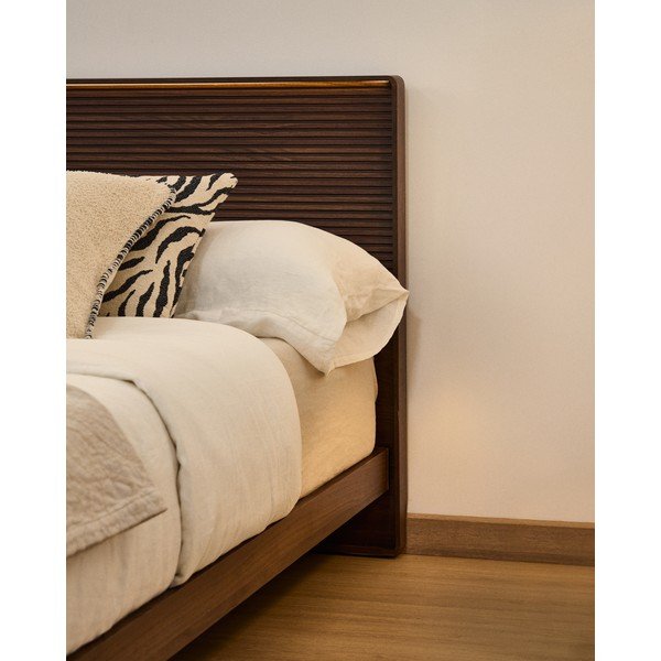 Hnědé čelo postele 192x91 cm Norlen – Kave Home-image-3