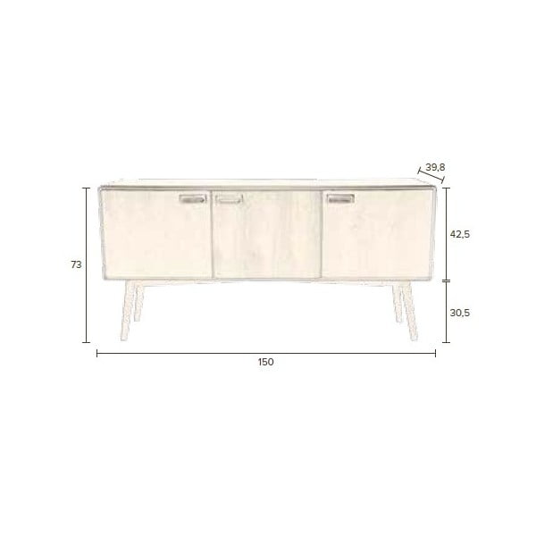 Komoda Dutchbone Juju, výška 73 cm-image-2