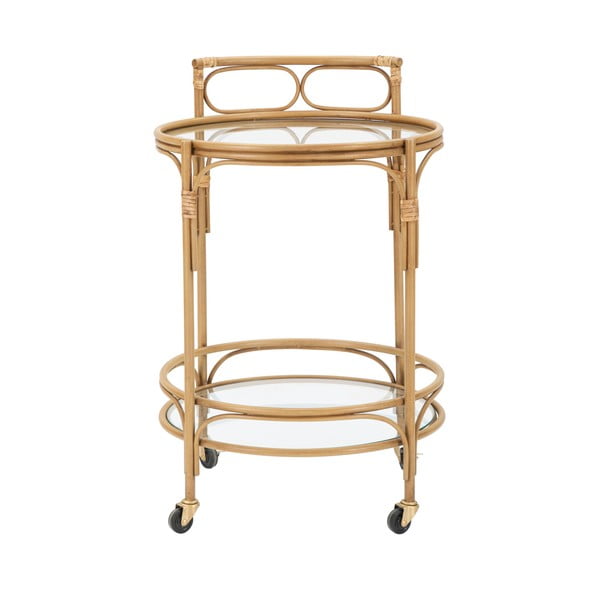 Kovový servírovací stolek na kolečkách ø 51 cm Panama – Mauro Ferretti-image-2