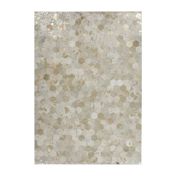 Ručně tkaný koberec Kayoom Dazzle 200 Elfenbein Gold, 120 x 170 cm