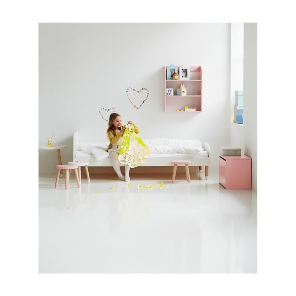 Bílá dětská postel Flexa Dots, 90 x 200 cm-image-1