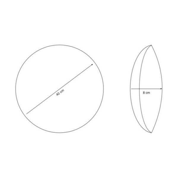 Dekorační polštář s beránkem ø 40 cm Sherpa – Casa Selección-image-2