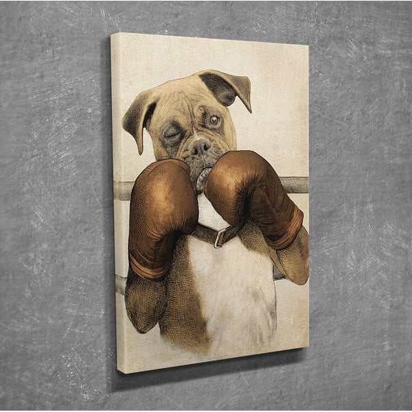 Nástěnný obraz na plátně Boxer, 30 x 40 cm-image-2