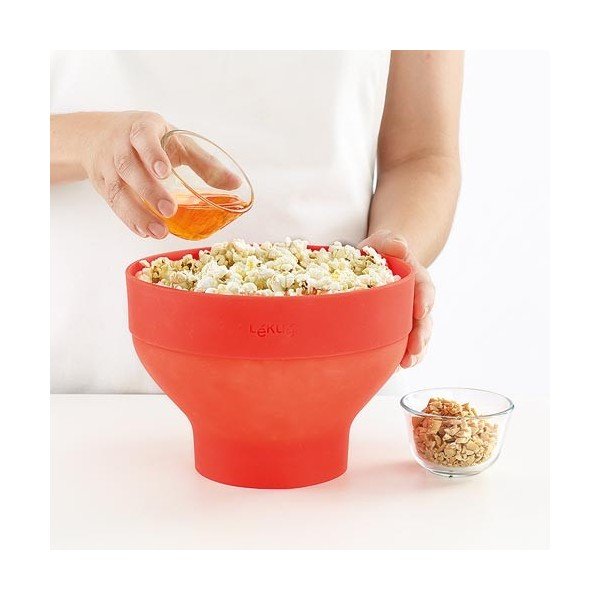 Silikonová forma na popcorn, červená-image-3