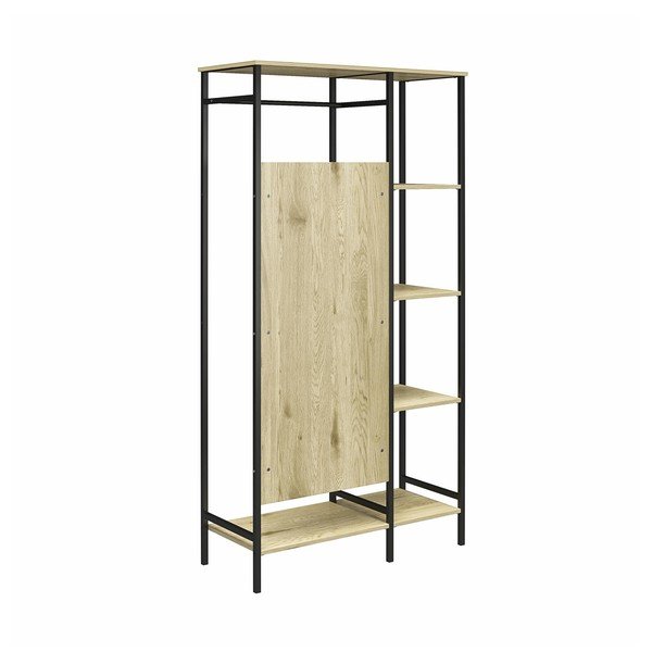 Šatní skříň v dekoru dubu 95x180 cm Modine - Støraa-image-4