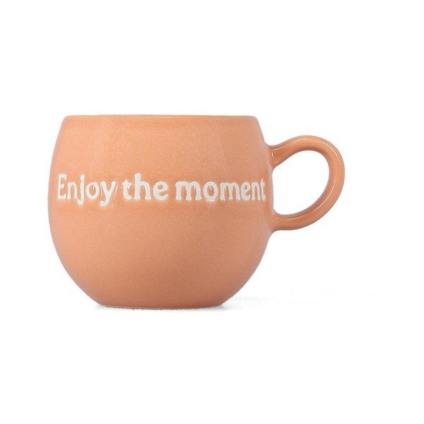 Růžový kameninový hrnek 420 ml Muggies – Salt&Pepper