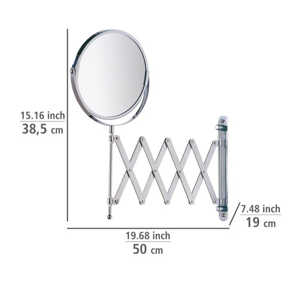 Kosmetické zvětšovací zrcadlo (3x) ø 17 cm Exclusive – Wenko-image-2