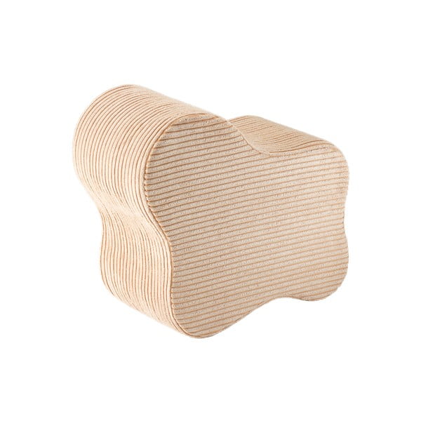 Světle hnědý manšestrový dětský puf Cloud – Wigiwama-image-2