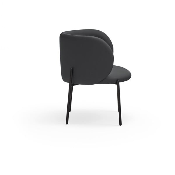 Černé křeslo z imitace kůže Mogi - Teulat-image-4