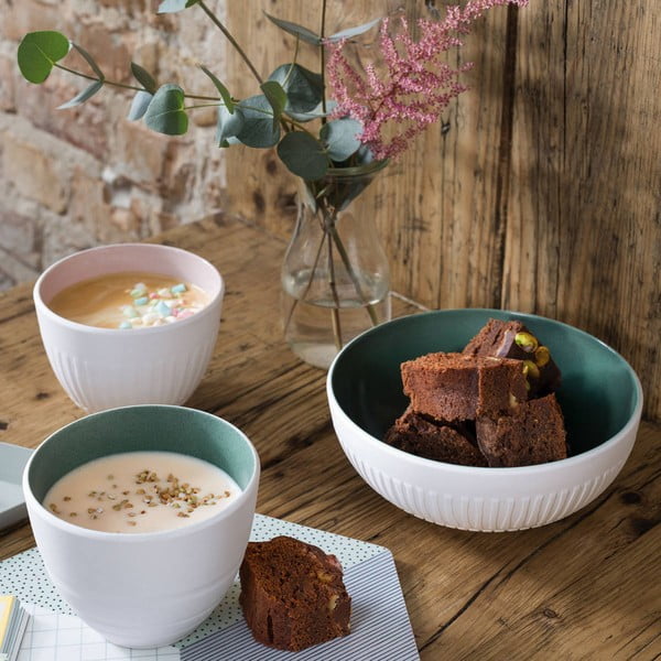 Bílo-růžový porcelánový šálek Villeroy & Boch Blossom, 450 ml-image-1