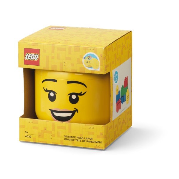 Plastový dětský úložný box Head – LEGO®-image-2