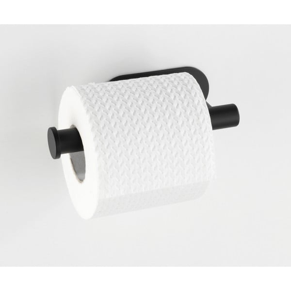 Matně černý samodržící držák na toaletní papír z nerezové oceli Orea – Wenko-image-1