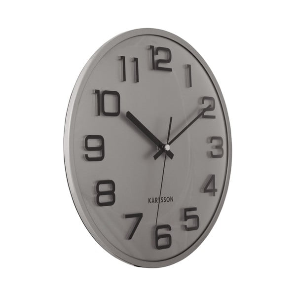 Nástěnné hodiny ø 30,5 cm 3D Numbers – Karlsson-image-3