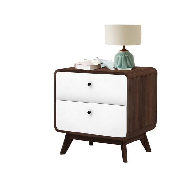 Bílý noční stolek Cassie - Støraa-image-3