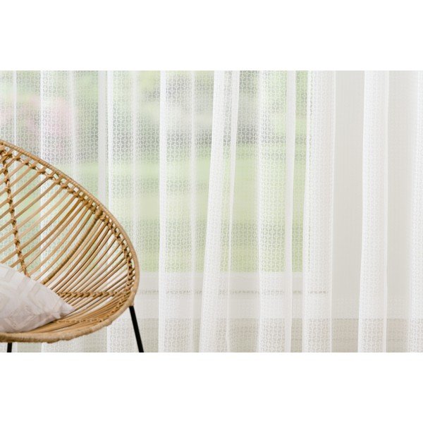 Bílá záclona 400x260 cm Agra – Mendola Fabrics-image-2