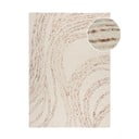 Oranžový/krémový vlněný koberec 120x170 cm Abstract Swirl – Flair Rugs