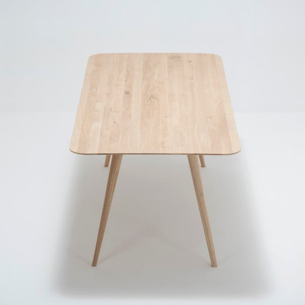 Jídelní stůl z masivního dubového dřeva Gazzda Stafa, 200 x 90 cm-image-3