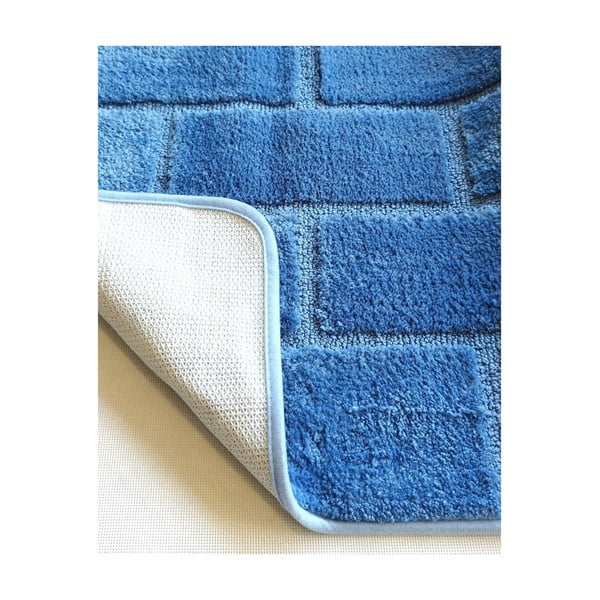 Modrá koupelnová předložka 50x80 cm – JAHU collections-image-1