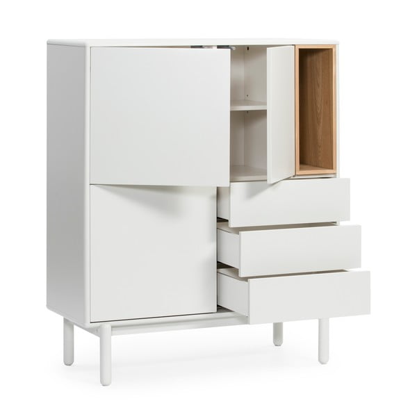 Krémová komoda 100x120x40 cm Corvo – Teulat-image-3