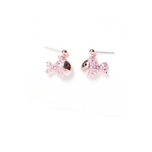 Náušnice Swarovski Elements Leonida Pink