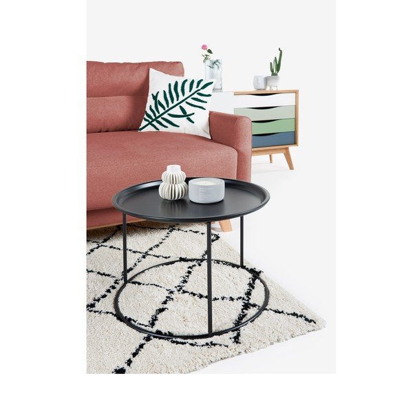 Růžová rozkládací pohovka Bonami Selection Pop-image-1