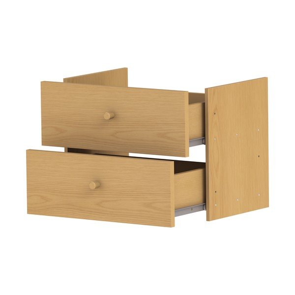 Komponenta - zásuvky v dekoru dubu v přírodní barvě 43x33 cm Z  – Tenzo-image-3