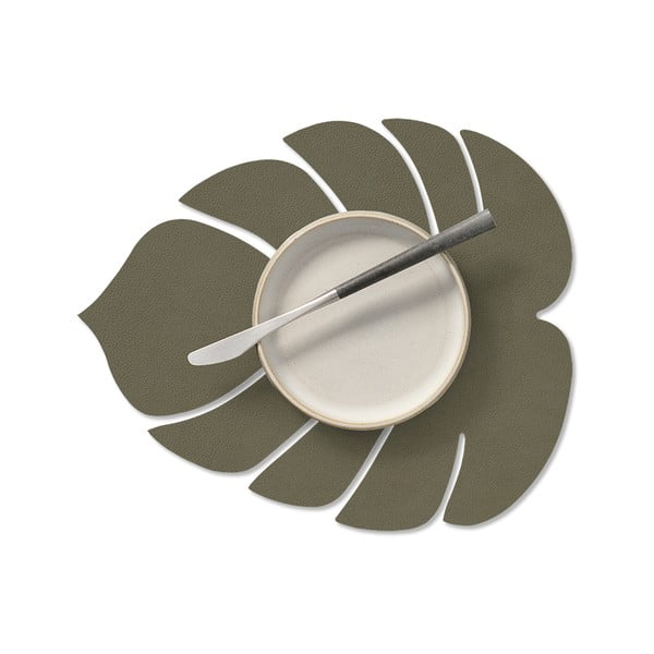 Prostírání z eko kůže 22x26 cm Monstera Leaf Nupo – LIND DNA-image-1