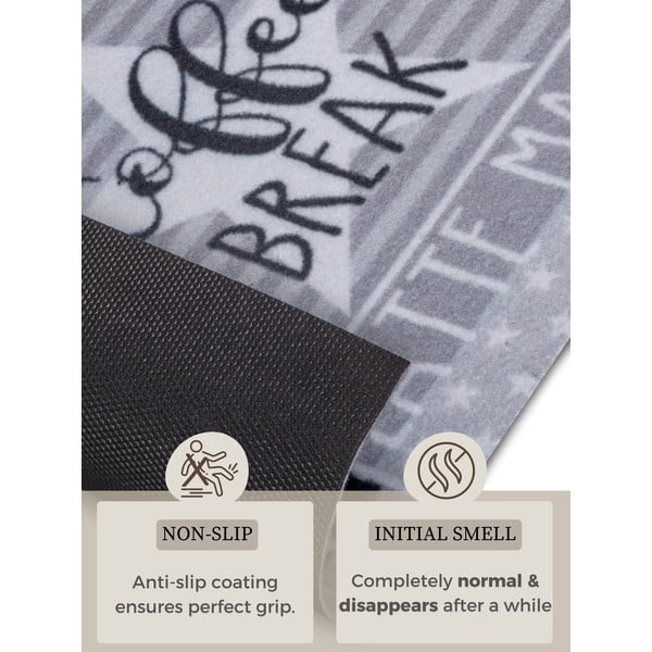 Šedý koberec běhoun 50x150 cm Its Time for Espresso – Hanse Home-image-4