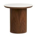 Kulatý odkládací stolek s keramickou deskou ø 40 cm Noli – House Nordic