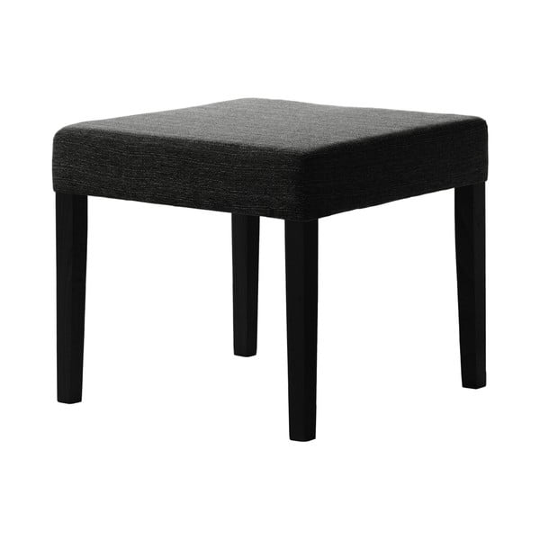 Černá stolička s černými nohami Ted Lapidus Maison Pétale