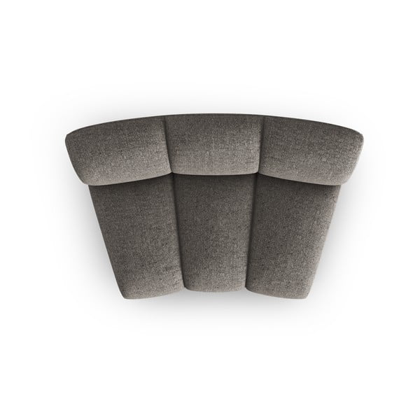 Tmavě šedý modul pohovky (středový díl) Lupine – Micadoni Home-image-2