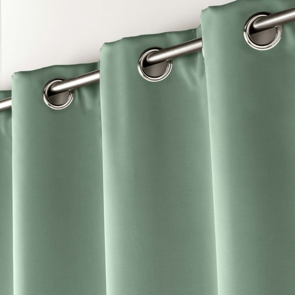 Světle zelený zatemňovací závěs 135x240 cm Occult – douceur d'intérieur-image-1