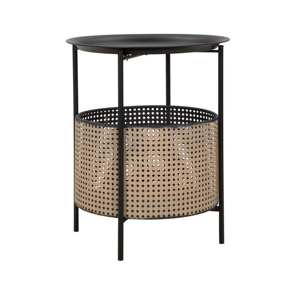 Kovový kulatý odkládací stolek ø 40 cm Osaka – Mauro Ferretti