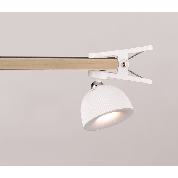 Stmívatelná bílá LED stolní lampa s klipem (výška 41 cm) Maxima – Trio-image-1